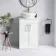 Mersey Gloss White Vanity with Oval Basin 500mm