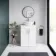 Mersey Gloss White Vanity with Oval Basin 600mm