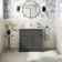 Milos Slate Grey Basin Vanity 800mm - Brushed Handles