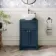 Milos Navy Blue Vanity with Mesa Basin 500mm - Chrome Handles