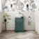 Milos Mystic Green Vanity with Mesa Basin 500mm - Brushed Handles