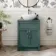 Milos Mystic Green Vanity with Oval Basin 600mm - Traditional Handles