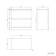 Corsica Gloss White Drawer Vanity with Marble Top 800mm - Excludes Counter Top Basin