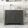Lucia Graphite Grey Vanity with Marble Top & Round Counter Top Basin 1030mm