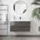 Corsica Tungsten Grey Basin Drawer Vanity 1000mm