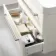 Omaha Linen White Wall Hung Basin Drawer Vanity 800mm