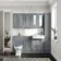 Monaco Dove Grey Side Cabinet Unit 300mm