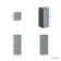 Monaco Dove Grey Side Cabinet Unit 300mm
