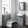 Dove Grey Mirror Cabinet 700x500mm