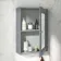 Dove Grey Mirror Cabinet 700x500mm