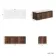 Malta Fluted Black Walnut Wall Hung Drawer Vanity Marble Top 1000mm - Excludes Counter Top Basin
