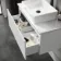 Malta Fluted Coastal White Wall Hung Drawer Vanity with Marble Top & Cody Basin 800mm
