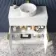 Havana Fluted Coastal White Cabinet with Marble Top & Nevis Basin 800mm - Brushed Brass Accents