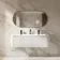 Sorrento Fluted Coastal White Wall Hung Double Basin Drawer Vanity 1200mm