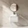 Sorrento Fluted Coastal White Wall Hung Drawer Vanity with Marble Top & Marin Basin 600mm