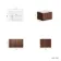 Sorrento Fluted Black Walnut Wall Hung Drawer Vanity with Matt White Basin 600mm