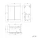 Corsica Gloss White Slimline Basin Vanity 600mm
