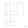 Corsica Gloss White Basin Vanity 600mm