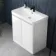 Corsica Gloss White Basin Vanity 800mm