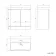 Corsica Gloss White Basin Vanity 800mm
