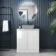 Corsica Gloss White Vanity with Marble Top 800mm - Excludes Counter Top Basin