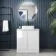 Corsica Gloss White Vanity with Marble Top & Marin Basin 800mm