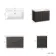 Crete Fluted Charcoal Elm Wall Hung Basin Drawer Vanity 800mm