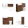 Sicily Fluted Black Walnut Combination Vanity Basin and Miami Toilet 1200mm - Black Accents