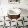 Positano Natural Walnut Curved Wall Hung Basin Drawer Vanity 800mm
