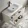 Cadiz Fluted Linen White Wall Hung Drawer Vanity Marble Top 1000mm (No Basin) - Black Accents
