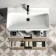 Cadiz Fluted Apex Oak Wall Hung Basin Drawer Vanity 800mm - Black Accents