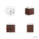 Cadiz Fluted Apex Walnut Wall Hung Drawer Vanity with Marble Top & Marin Basin 600mm - Black Accents