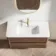 Jerez Black Walnut Wall Hung Basin Drawer Vanity 1000mm