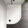 London Offset Quadrant Stone Shower Tray 1200x900mm - Left Handed