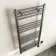 Naples Electric Premium Brushed Gunmetal Straight Heated Towel Rail 1200x600mm