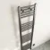 Naples Electric Premium Brushed Gunmetal Straight Heated Towel Rail 1600x400mm