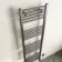 Naples Electric Premium Brushed Gunmetal Straight Heated Towel Rail 1600x500mm