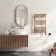 Naples Electric Premium Brushed Copper Straight Heated Towel Rail 800x500mm