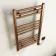 Naples Electric Premium Brushed Copper Straight Heated Towel Rail 800x500mm