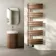 Seville Electric Brushed Copper Designer Flat Panel Heated Towel Rail 1600x600mm