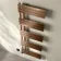 Seville Electric Brushed Copper Designer Flat Panel Heated Towel Rail 1600x600mm