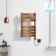 Santorini Electric Brushed Copper Flat Panel Heated Towel Rail 650x400mm