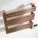 Santorini Electric Brushed Copper Flat Panel Heated Towel Rail 800x450mm