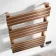 Santorini Electric Brushed Copper Flat Panel Heated Towel Rail 1200x450mm