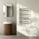 Cannes Electric Chrome Designer Heated Towel Rail 800x500mm