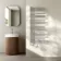 Cannes Electric Chrome Designer Heated Towel Rail 1200x500mm