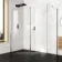 Copenhagen Easy Clean 8mm Walk In Shower Enclosure 1200mm & 900mm Glass with Pivotal Return Panel