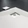 Berlin Quadrant Matt White Slate Effect SMC Composite Shower Tray 800x800mm