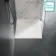 Berlin Square Matt White Slate Effect SMC Composite Shower Tray 800x800mm