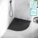 Berlin Quadrant Matt Black Slate Effect SMC Composite Shower Tray 800x800mm